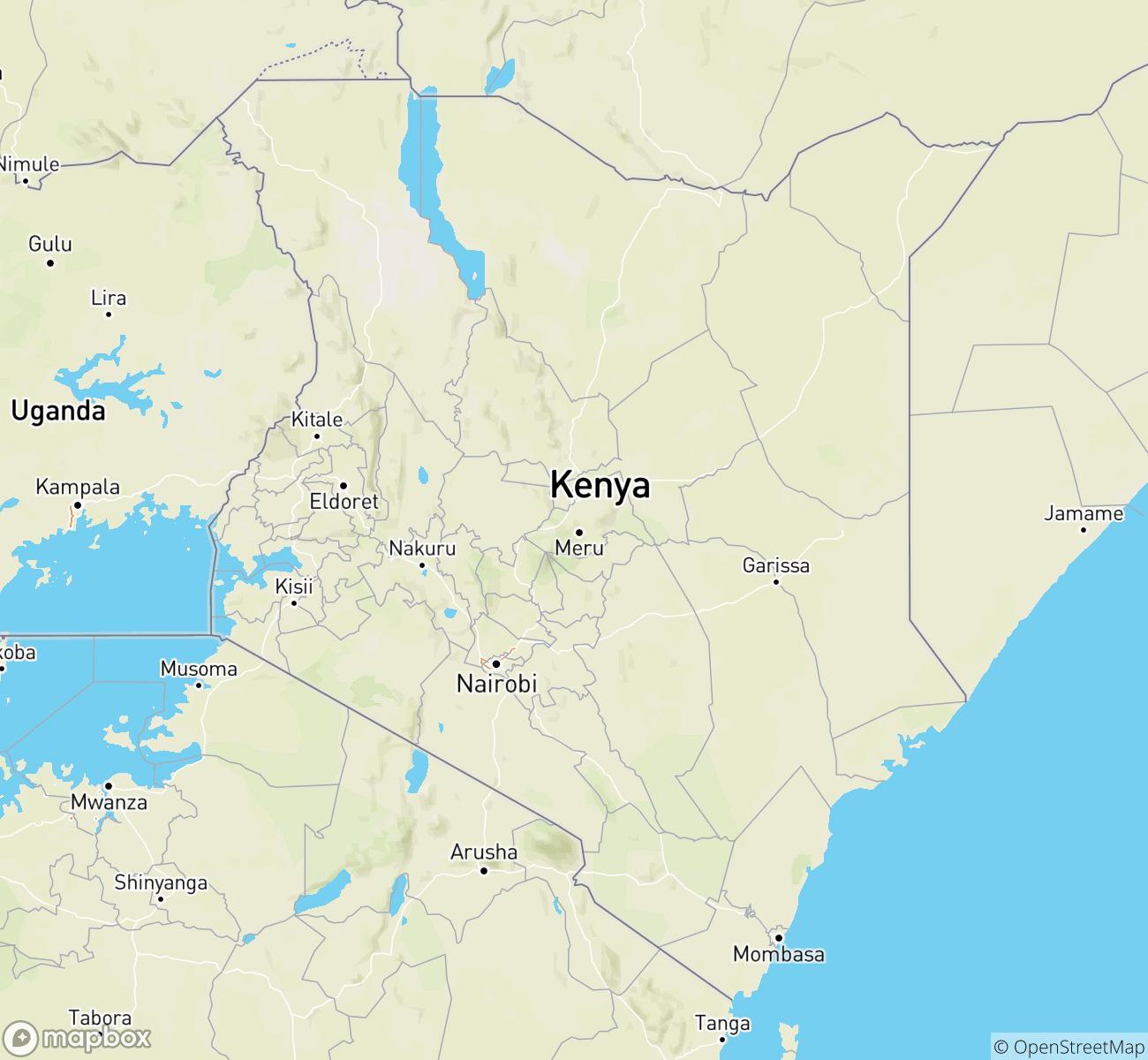 Kenya Map