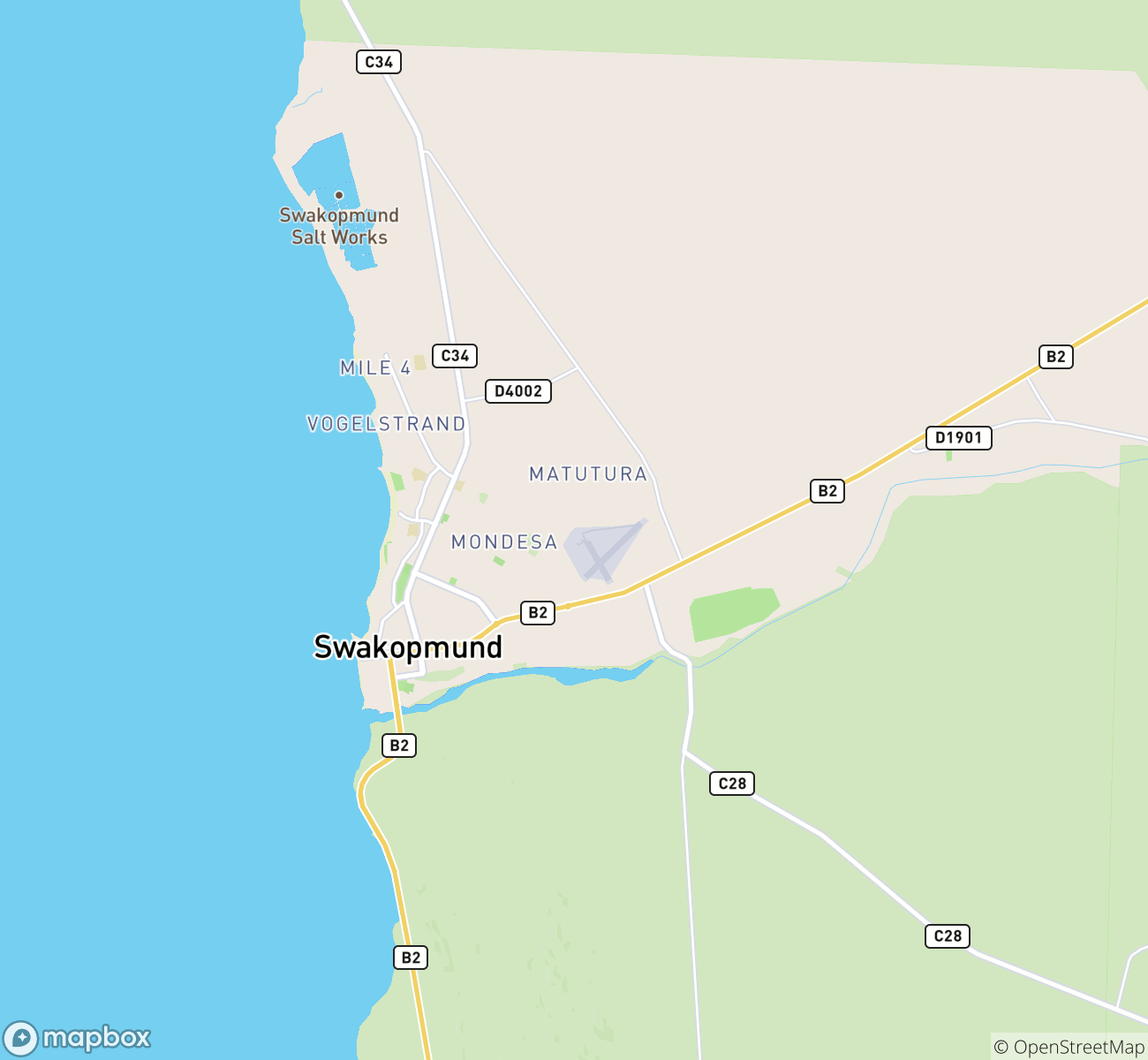Swakopmund Map