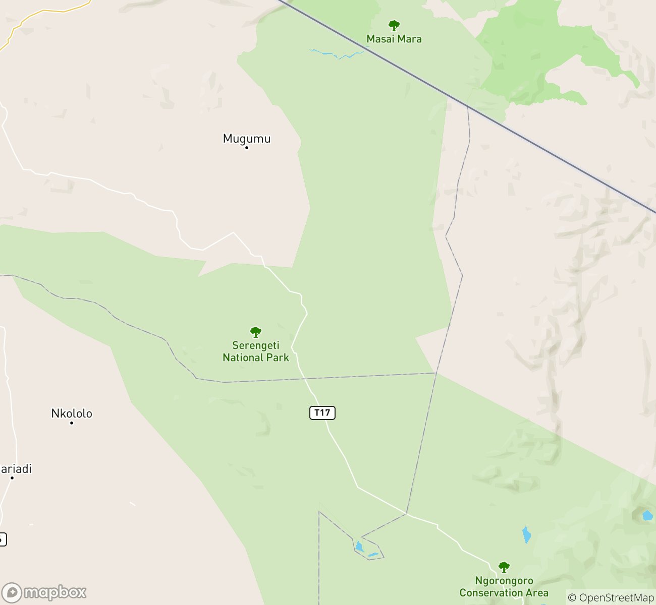 Serengeti Map