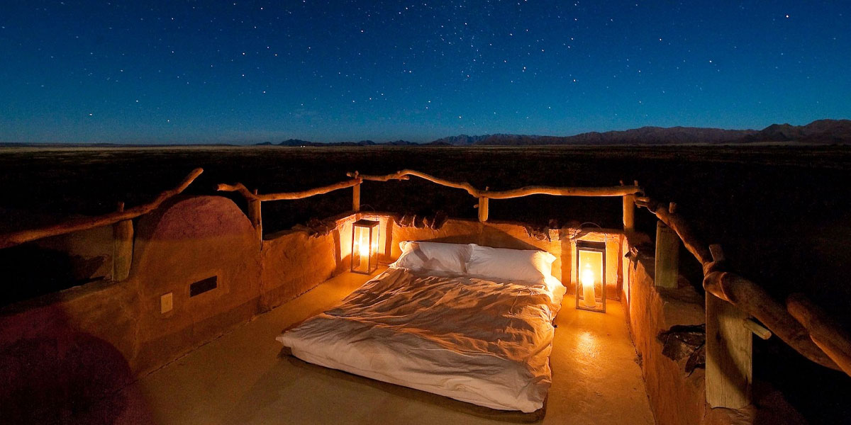 Sky Bed at Little Kulala - Namibrand Nature Reserve, Namibia