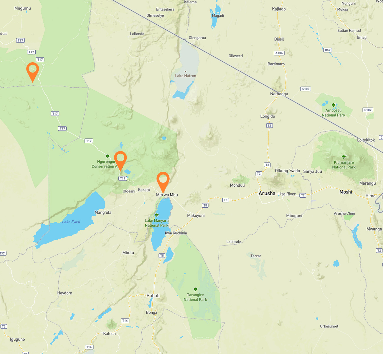 Classic Lake Manyara, Serengeti & Ngorongoro Serena Safari