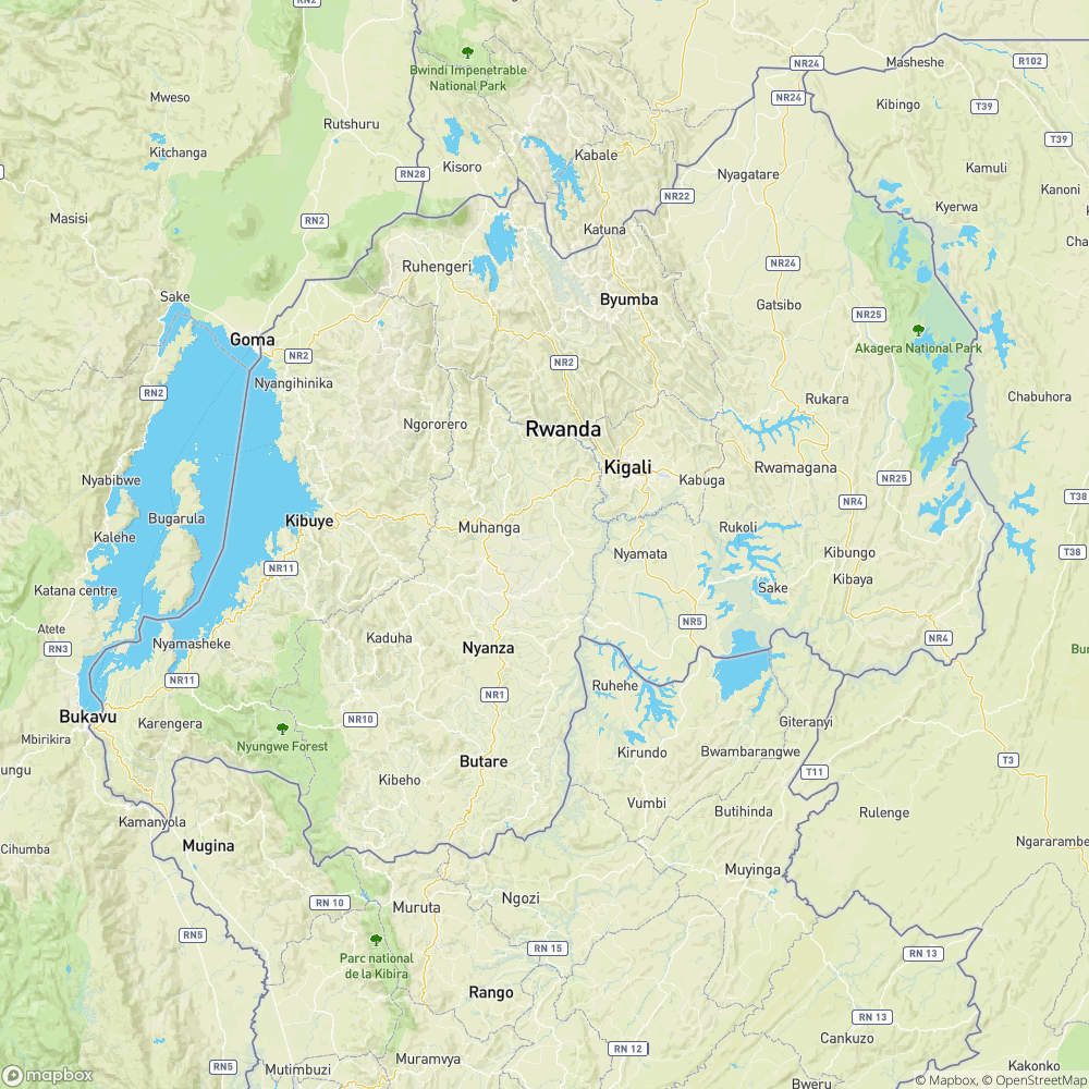 Rwanda Map