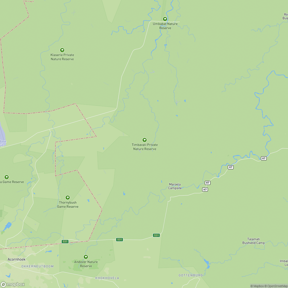 Timbavati Map